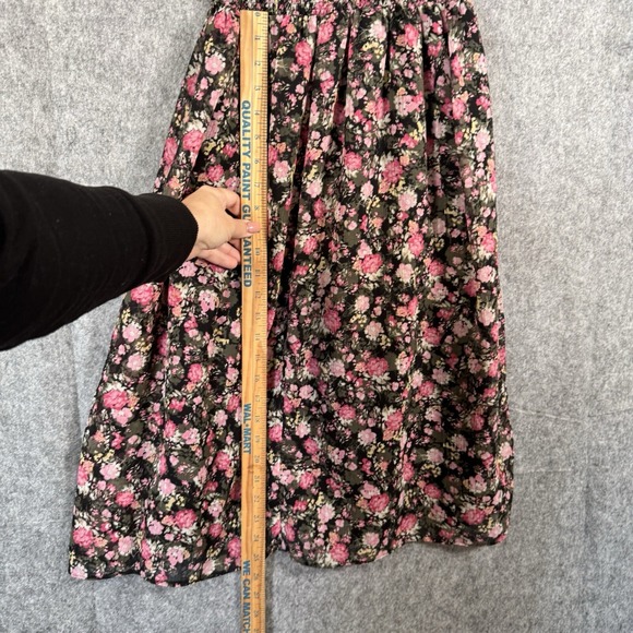 Candies Y2K Floral Dress Size Medium Fairycore Ruffle‎ Spaghetti Strap Babydoll - Picture 10 of 13